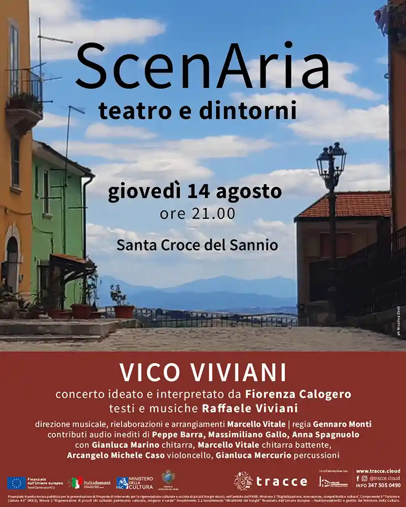 Locandina evento ScenAria del 14 agosto 2025