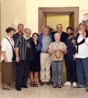 Foto di gruppo con il sindaco e il vicesindaco